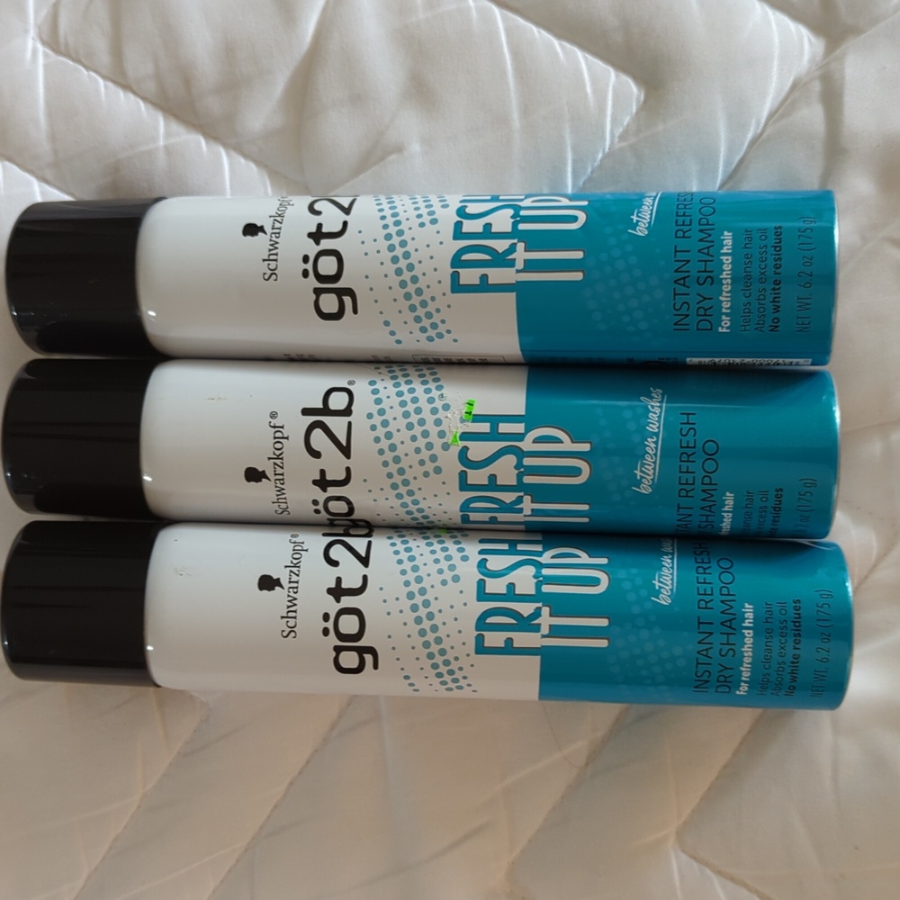 Schwarzkopf got2b Fresh it Up Dry Shampoo 3 cans